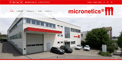 Desktop Screenshot of micronetics.de